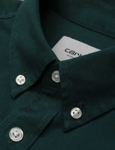 Load image into Gallery viewer, Carhartt-WIP Madison Shirt - Dark Fir Green / Merlot Red