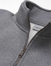 Load image into Gallery viewer, Carhartt-WIP Chase Neck Zip Sweat - Dark Grey Heather