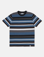 Load image into Gallery viewer, Carhartt-WIP Flint T-Shirt - Flint Stripe Prussian Blue