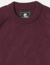 Load image into Gallery viewer, Edwin Big Knit Jumper - Ruby Wine Red
