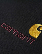 Load image into Gallery viewer, Carhartt-WIP American Script Hooded Sweatshirt - Black
