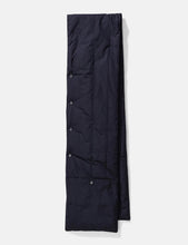 Load image into Gallery viewer, Norse Projects Snap Quilt Scarf - Dark Navy Blue
